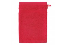SANTENS Gant de toilette GRACE 16x22 cm - Lipstick rouge