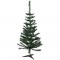 Sapin de Noël artificiel - H 120 cm - 150 branches - Vert colorado - Avec pied plastique