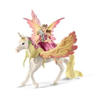 SCHLEICH - Figurine 70568 Fée Feya et une licorne ailée