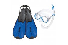 SEAC Kit de Snorkeling et plongée Zoom - Adulte - Bleu