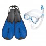 SEAC Kit de Snorkeling et plongée Zoom - Adulte - Bleu