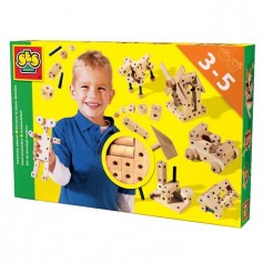 SES CREATIVE Kit pour le jeune ébéniste - Jeu de construction de jouets - Bois