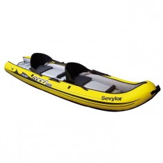 SEVYLOR Kayak Gonflable Sit on Top Reef 300 - 2 places - Jaune et Noir