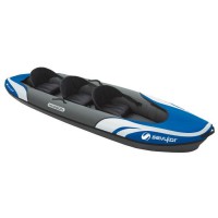 SEVYLOR Kayak Hudson avec sac - 3 places - Noir et bleu