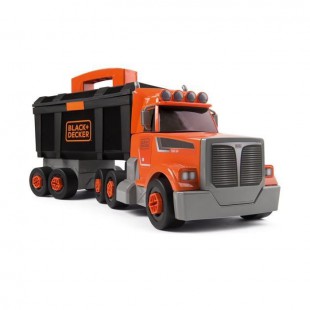 SMOBY Black + Decker Camion Bricolo 2 En 1 - 60 Accessoires