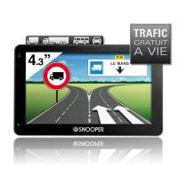 SNOOP PL2200, GPS Poids-lourds 4,3", 46 pays - Cartes & Trafic gratuits a vie