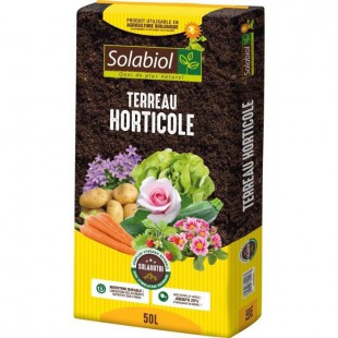 SOLABIOL - Terreau Horticole - Sac 50 L - UAB