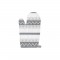 SOLEIL D'OCRE Gant de cuisine Inca - 100% coton - 16 x 32 cm - Blanc
