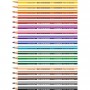 Etui carton x 18 crayons de couleur STABILO Trio + 1 taille-crayon