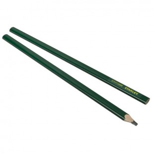 STANLEY 2 crayons de maçon 30cm corps vert