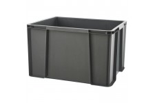 SUNDIS Bac boîte de rangement Masterbox 45L 50x38,5x30,5 cm anthracite