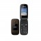 TELEFUNKEN Téléphone fixe sans fil senior grosses touches TM 260COSI - Touche SOS - Clapet 2 écrans