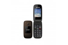 TELEFUNKEN Téléphone fixe sans fil senior grosses touches TM 260COSI - Touche SOS - Clapet 2 écrans