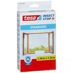 TESA Moustiquaire Standard pour fenetre - 1,3 m x 1,5 mm - Blanc