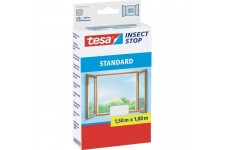 TESA Moustiquaire Standard pour fenetres - 1,5 m x 1,8 m - Blanc