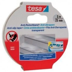 TESA Ruban adhésif antidérapant - 5m x 25mm - Transparent