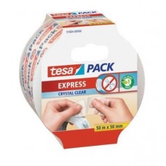 TESARuban adhésif d'emballage Fermeture Express - 50m x 50mm - Marron