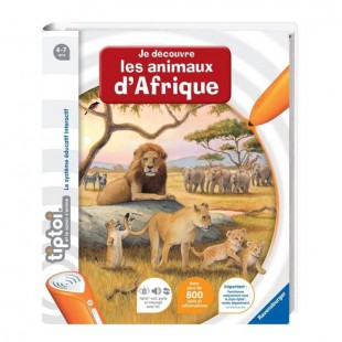 TIPTOI Livre Interactif Découverte des Animaux d'Afrique