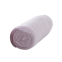 TODAY Drap housse 100% coton - 160 x 200 cm - Poudre de lila