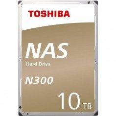TOSHIBA - Disque dur Interne - N300 - 10To - 7 200 tr/min - 3.5" (HDWG11AEZSTA)