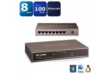 TP-LINK Switch 8 ports/4 PORTS Poe 10/100 SF1008P