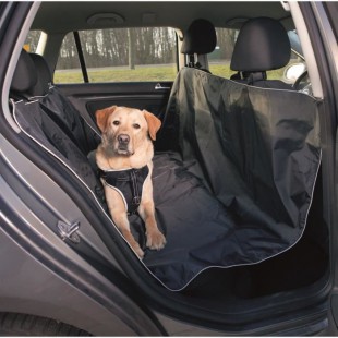 TRIXIE Couverture pour sieges de voiture - 1,45x1,60 m - Noir - Pour chien