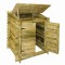 UBBINK Coffre de filtration en bois pour piscine