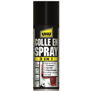 UHU Colle en Spray 3 en 1 - 200ml