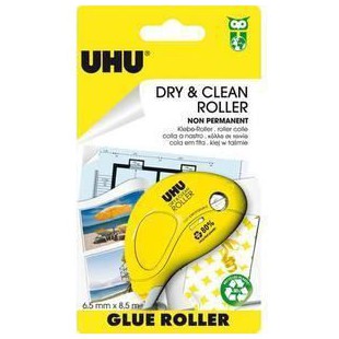 UHU Dry & Clean Glue Roller Non Permanent 8,5m x 6,5mm