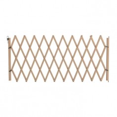 VADIGRAN Barriere en bois accordéon - 60-230 cm - Brun - Pour chiens et chats