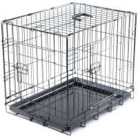 VADIGRAN Cage métallique pliable Classic - 61 x 46 x 51 cm - Noir - Pour chien
