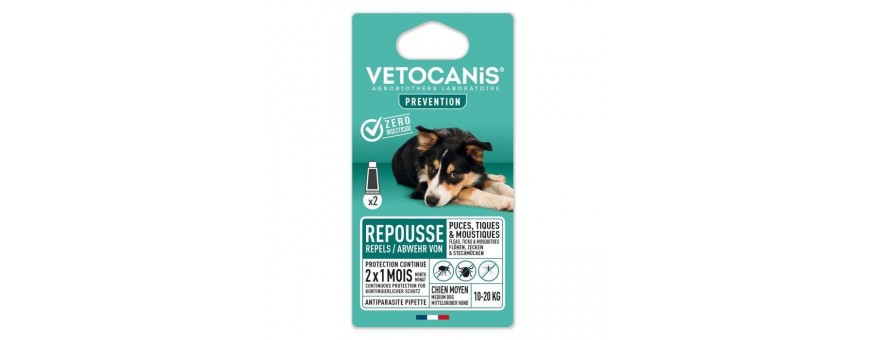 PIPETTE ANTIPARASITAIRE - COLLIER ANTIPARASITAIRE - SPRAY ANTIPARASITAIRE - CROCHET TIQUE - SHAMPOING ANTIPARATISAIRE