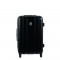 VISA DELSEY Valise Rigide ABS et Polycarbonate 4 Roues 65 cm AEROBIS Noir
