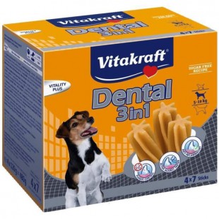 VITAKRAFT Multipack Dental 3 en 1 S P/4 - Pour chien