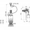 WIRQUIN Mécanisme de WC 3/6" laiton a câble + Robinet flotteur latéral Topy 3/8" laiton