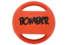 ZEUS Balle Mini Bomber 11,4 cm - Orange et noir - Pour chien