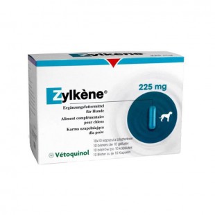 ZYLKENE Boîte de 100 gélules Vetoquinol - 225 mg - Pour chien