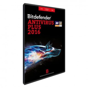 Bitdefender Antivirus Plus 2016 - 1 an - 1 Poste - DVD SLIM