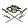 AMSCAN - Set d'accessoires Ninja - épées et ceinture