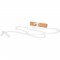 NIJDAM Luge en bois Davos + Dossier + Corde de Tirage - 100 cm