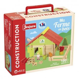 JEUJURA Ferme avec animaux - 100 pieces