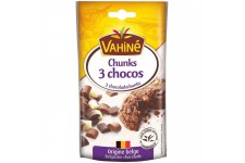 VAHINE Pépites Chunks 3 chocolats - 100 g