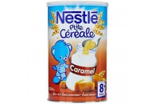 NESTLE P'tite Céréale Caramel - 400 g - Des 8 Mois