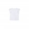 Z T-shirt Volanté Blanc Bébé Fille