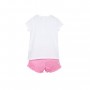 Z Ensemble T-shirt et Short Flamant Rose Blanc Enfant Fille