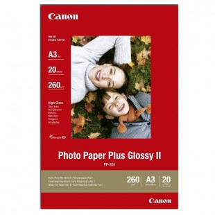 CANON Pack de 1 Papier photo plus 260g/m2 - PP-201 - A3 - 20 feuilles