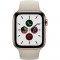 Apple Watch Series 5 Cellular 44 mm Boîtier en Acier Inoxydable Or avec Bracelet Sport Stone - M/L