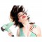 BESTRON Pink Flamaingo: Seche-cheveux avec concentrateur - 2200W Max. - en vert