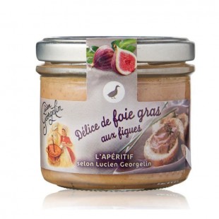 LUCIEN GEORGELIN Délice de foie gras aux figues - 100 g