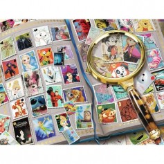 Puzzle 2000 pieces - Mes timbres préférés Disney
